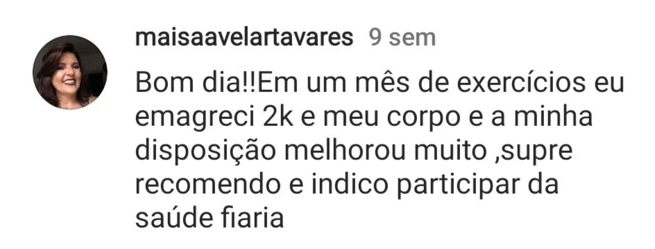 Depoimento de aluna 14