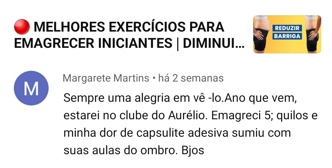 Depoimento de aluna 10