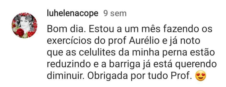 Depoimento de aluna 15
